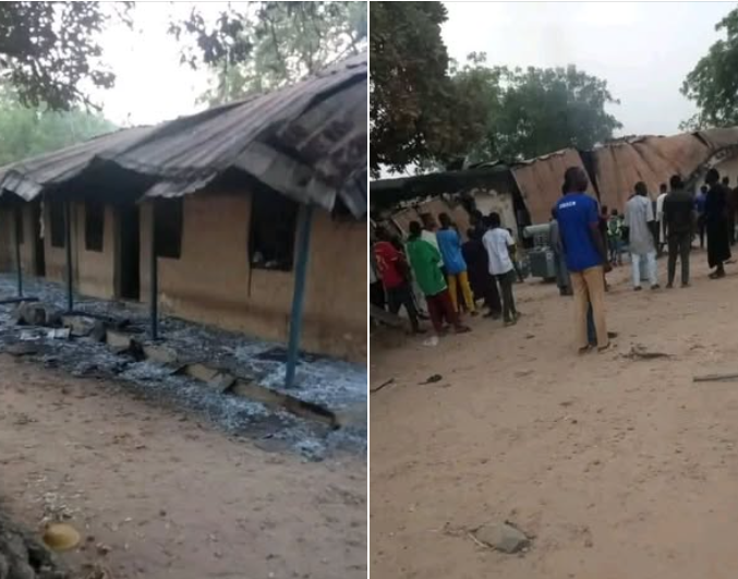 Bandits burn church and police station in Niger State community, abduct five residents
