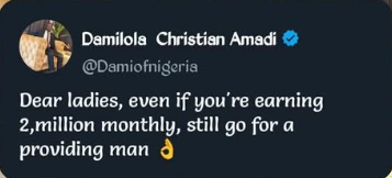 Nigerian lady shares her thoughts after man advised women to marry