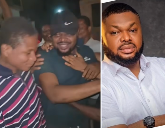 Activist, Harrison Gwamnishu, receives rousing welcome as he regainsfreedom after two weeks in police detention (video)