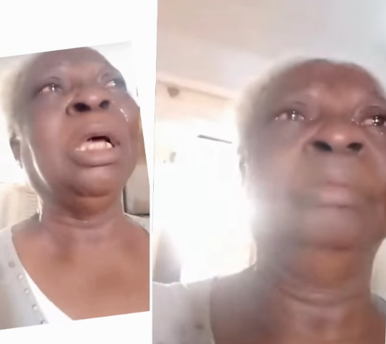 Heartbreaking video of an elderly mother of a Nigerian soldier calling out the government over the poor welfare of her son and other soldiers (video)