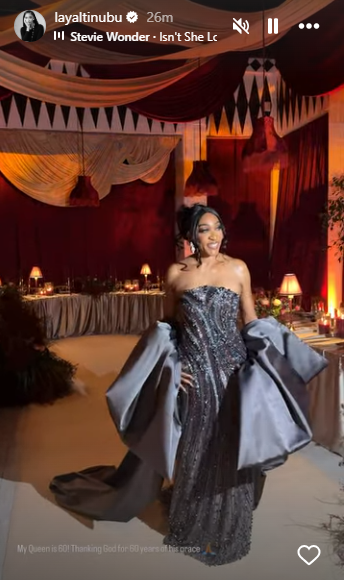 Layal Tinubu celebrates her mother, Nkechi on 60th birthday (video)