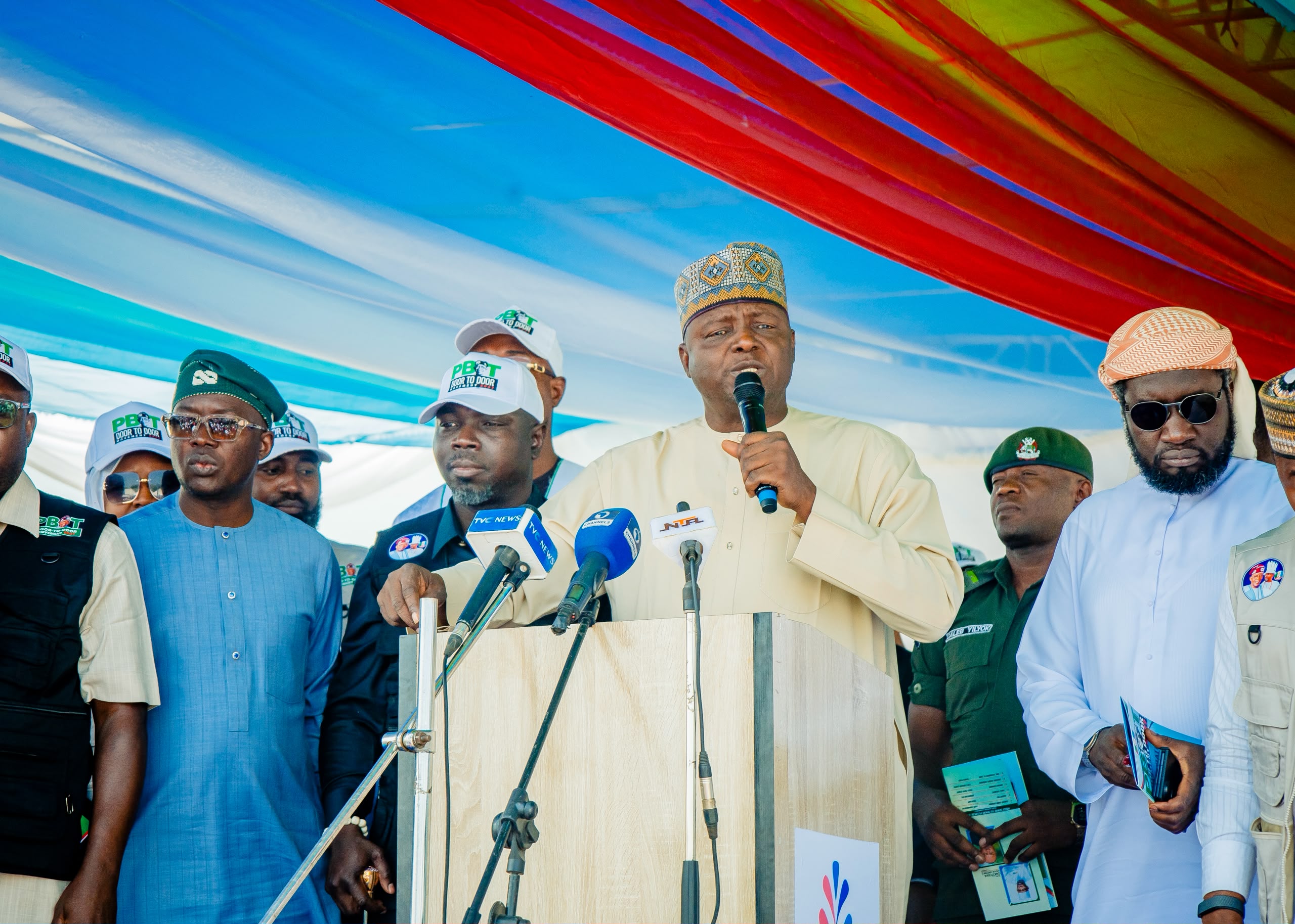 Tompolo Donates 25 Campaign Vehicles As Governor Mutfwang, Apc Chairman Yilwatda Inaugurate Pbat Door-To-Door Movement In Jos
