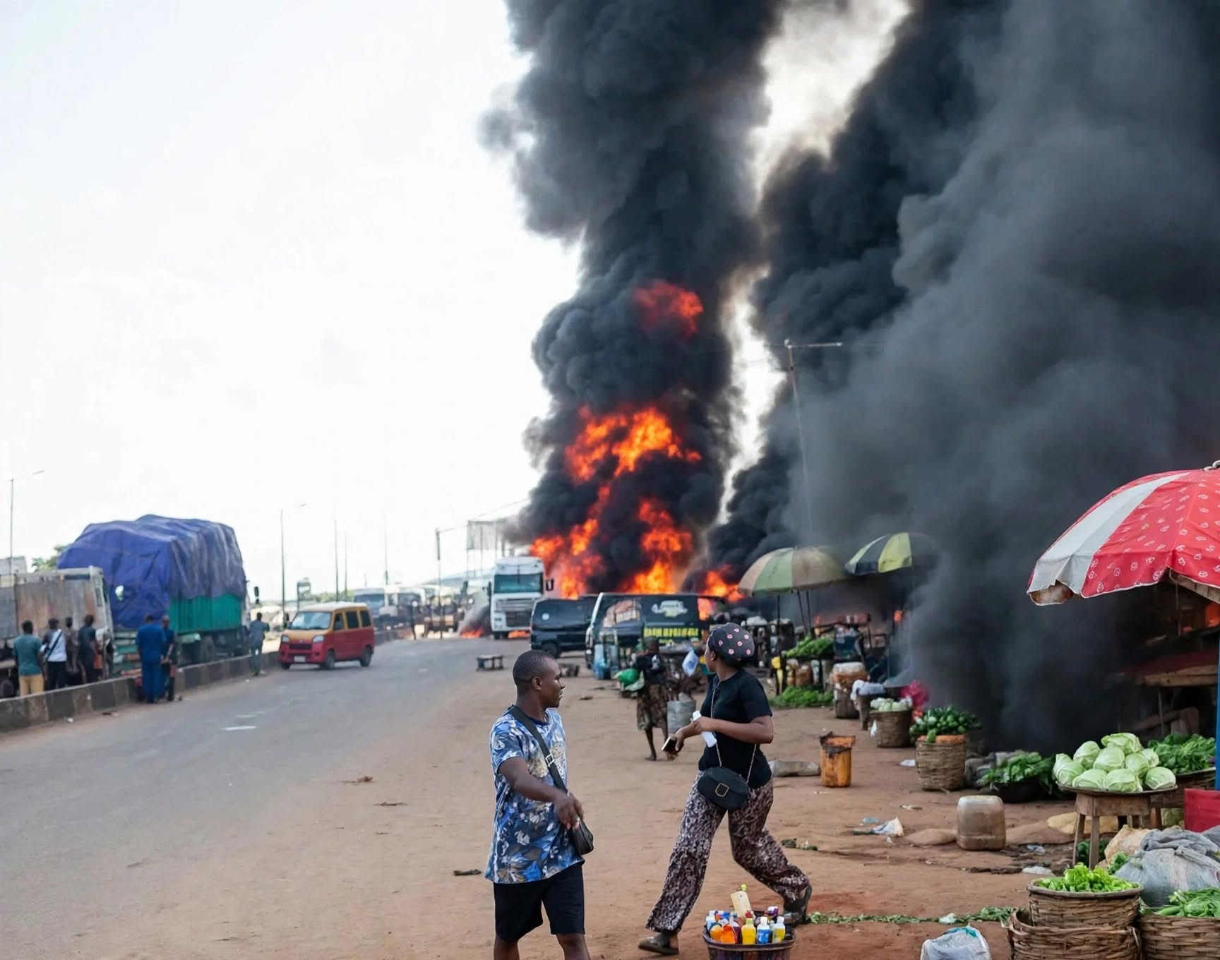 Many feared dead as petrol tanker explodes in Edo