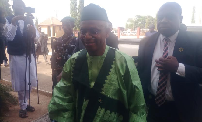 Alleged money laundering: Former Kaduna state governor, Nasir El-Rufai, appears in court for his arraignment  (video)