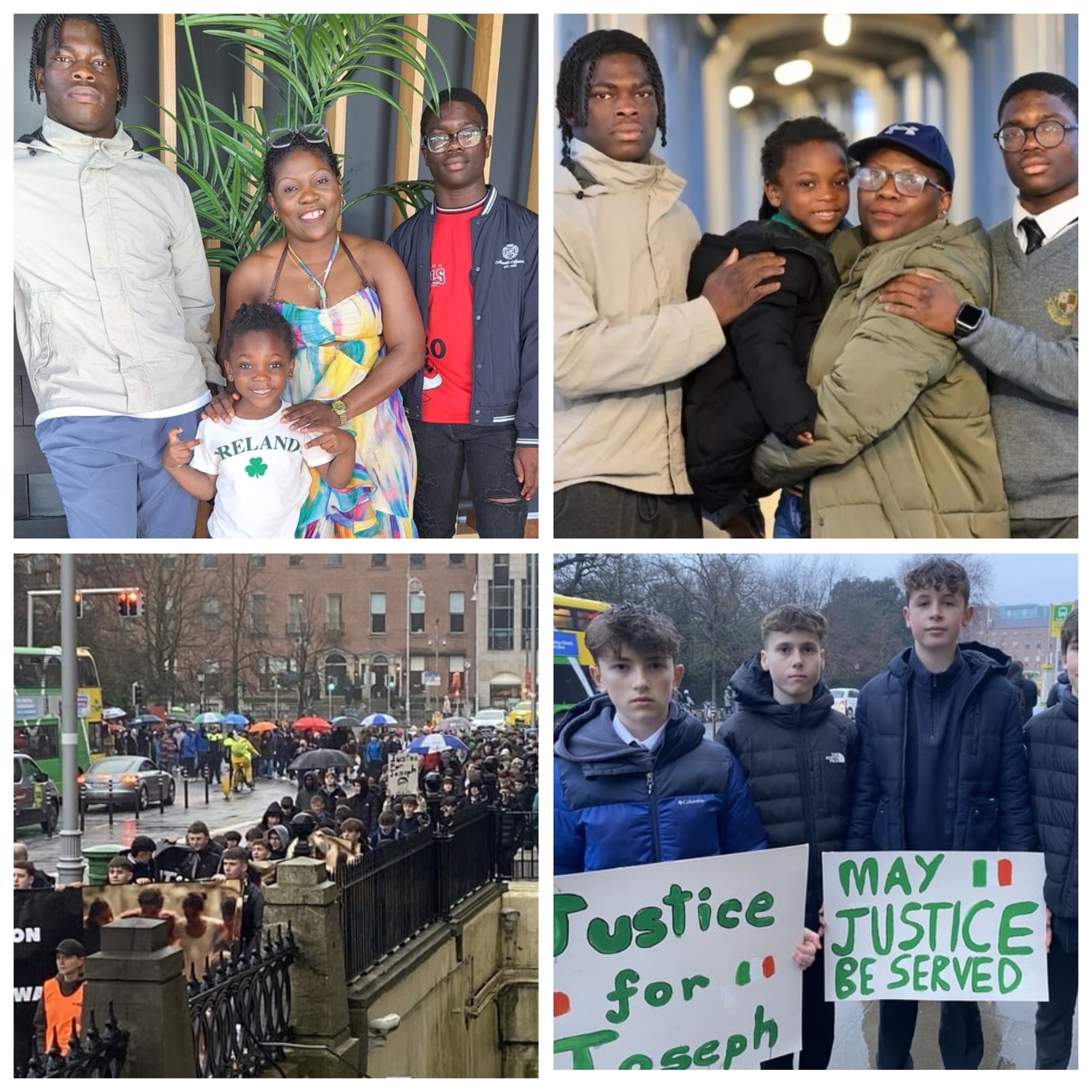 Hundreds protest in Ireland over planned deportation of Nigerian family