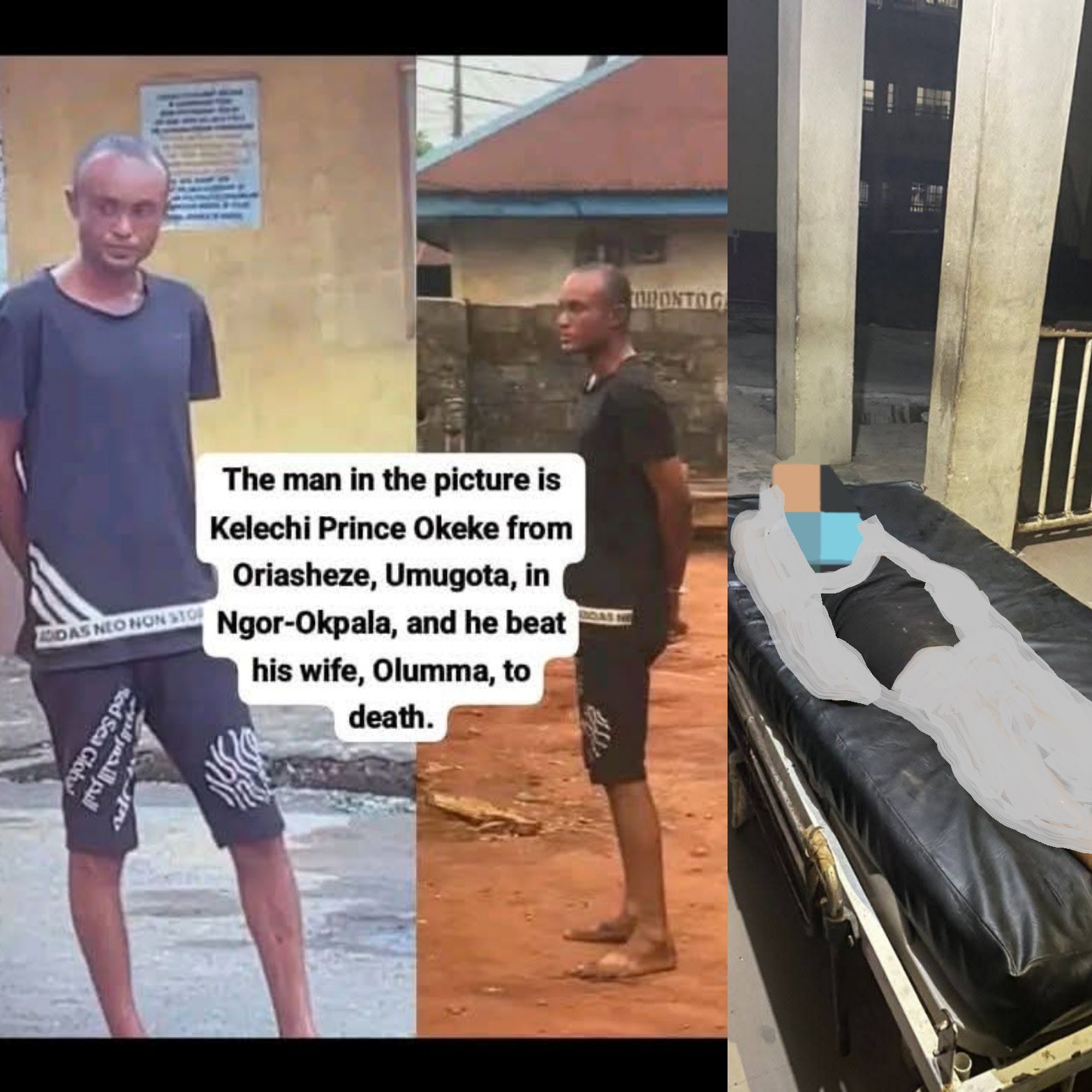 Husband arrested after allegedly beating wife, 29, to d£ath in Imo State