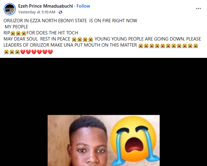 Suspected cultists k!ll two in Ebonyi