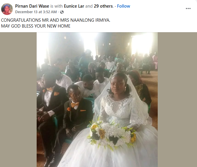 Love transcends height: Diminutive Nigerian man weds his tall wife in Jos
