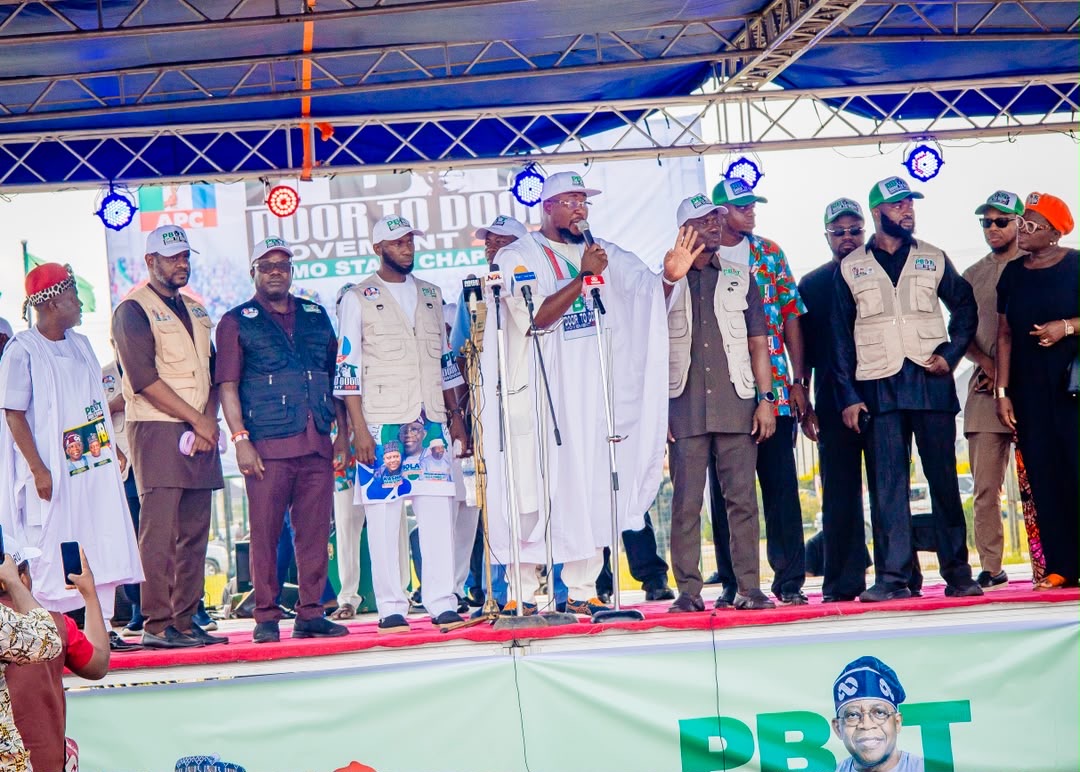 Tompolo Takes PBAT Door-To-Door Movement To Owerri, Deploys 30 Campaign Vehicles As Uzodimma Backs Tinubu’s 2027 Bid