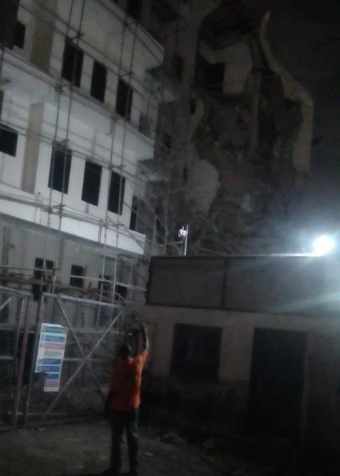 One injured as five-storey building partially collapses in Abuja