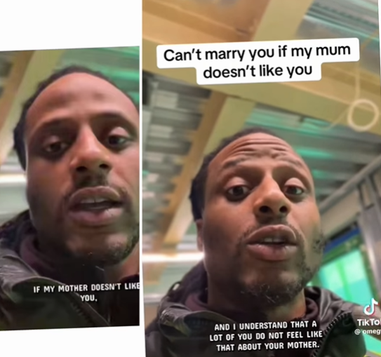 Man sparks debate online after revealing that his choice of a life partner largely depends on his mother?s approval