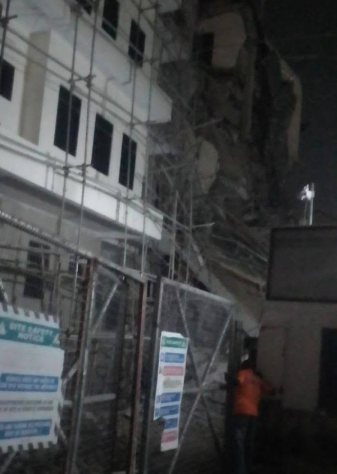 One injured as five-storey building partially collapses in Abuja
