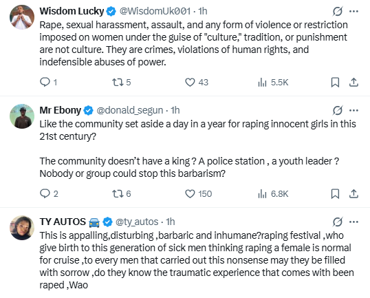 Police launch investigation as several ladies suffer s3xual mol?station from men during what is being described as a ?r@p!ng festival? in Ozoro Delta state