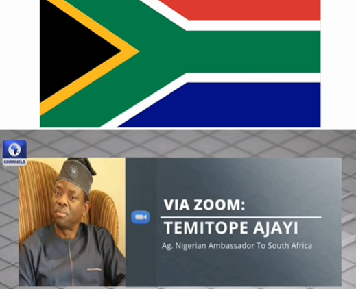 âRight now, Nigerians are not under siege in South Africa. The situation is currently under controlâ - Nigeriaâs Ambassador to SA, Temitope Ajayi, says (video)