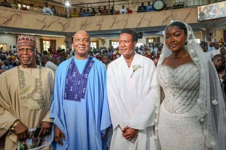 Photos from the wedding of Plateau state governor