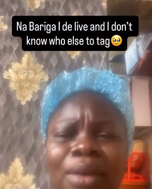 Peace, the food vendor, discussing her struggles with power supply in Lagos