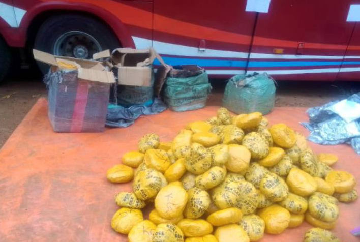 Customs intercepts bus with military camouflage, drugs worth N259m in Ogun