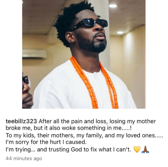 ??To my kids, their mothers, my family, and my loved ones..... I?m sorry for the hurt I caused