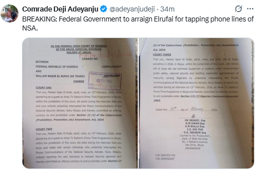 Federal Government sues Nasir El-Rufai over phone tapping claims