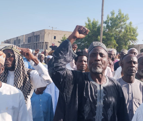 Shi?ite sect members protest against Trump?s invasion threat in Kano