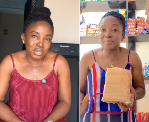 Ms. Love Dooshima, the woman who made a review about bread and was detained by the police in Abuja.