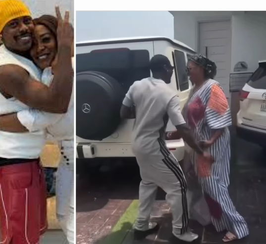 Singer Asake gifts his mum a G-wagon