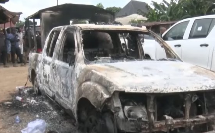Two officers lose their lives, three others injured as gunmen attack Abia police station