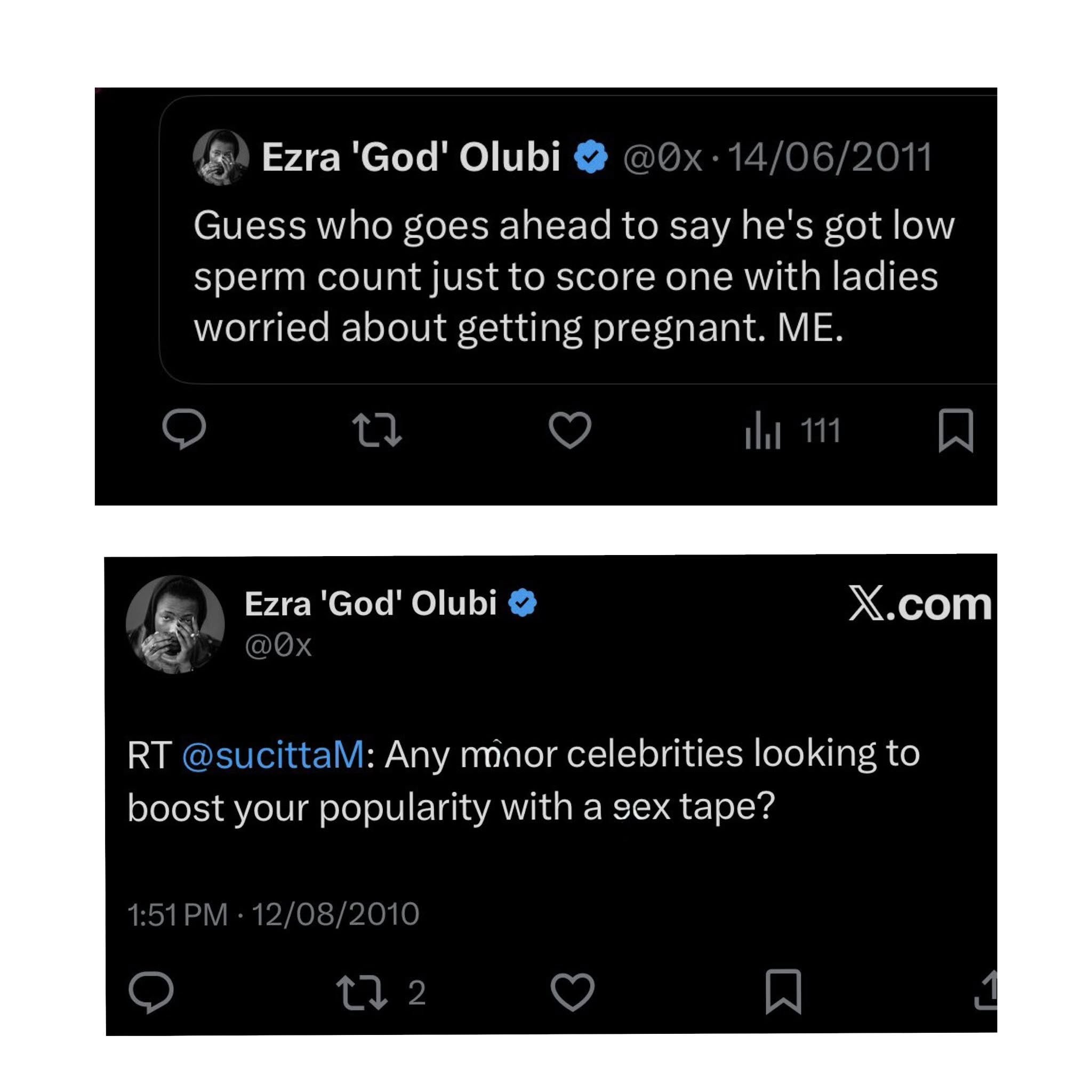 Disturbing tweets linked to Paystack co-founder Ezra Olubi surfaces