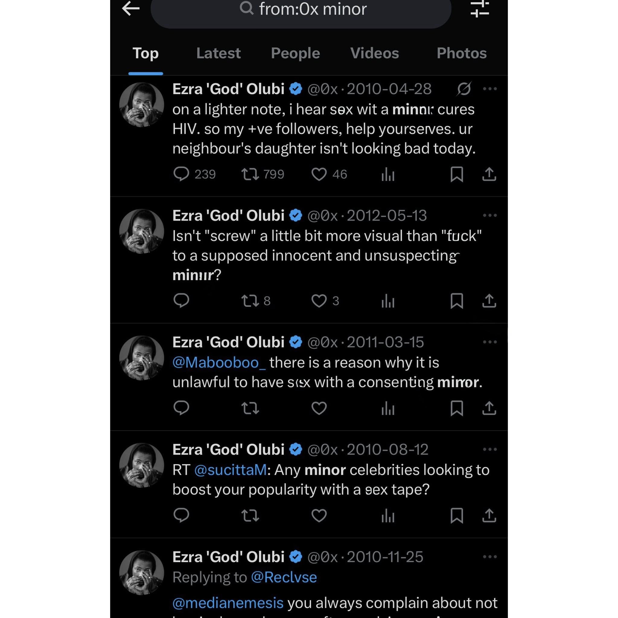 Disturbing tweets linked to Paystack co-founder Ezra Olubi surfaces