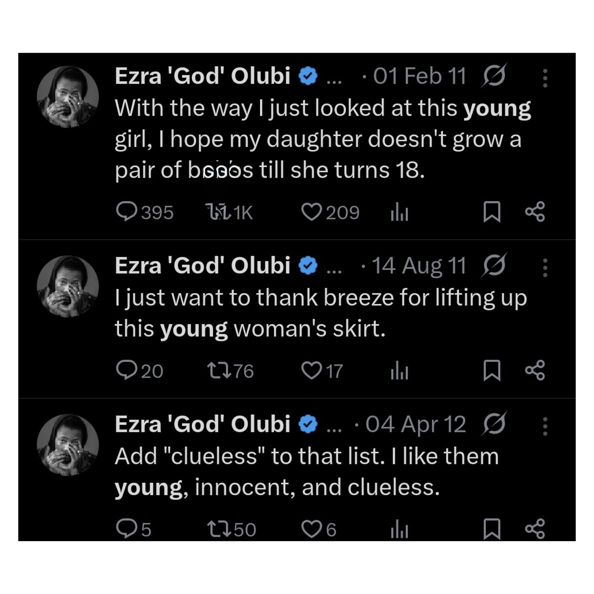 Disturbing tweets linked to Paystack co-founder Ezra Olubi surfaces