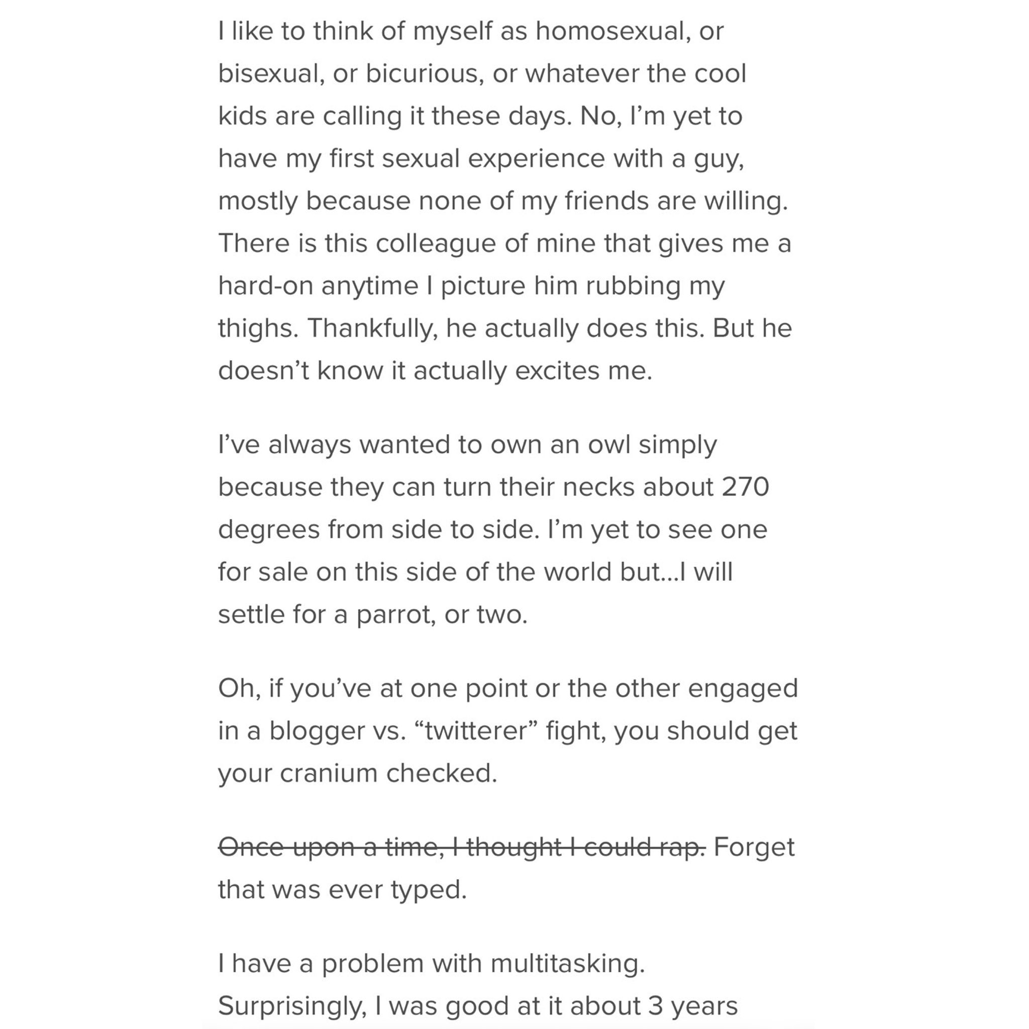 Blog post where Paystack co-founder Ezra Olubi talked about being b!sexual and wanting to have s3x with a male co-worker who gives him a hard-0n pops up