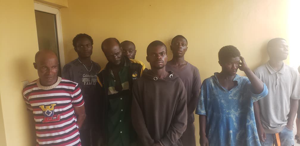 Eight miscreants sentenced to six months imprisonment for phone snatching in Lagos