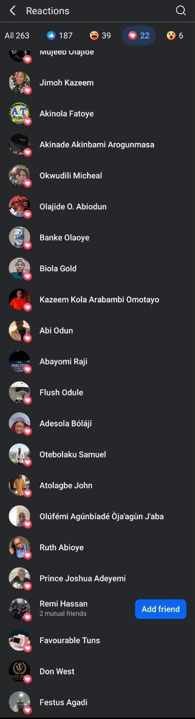 ‘Yoruba patriots’ gather on Facebook to call for k!lling of Igbos in Yoruba land while also celebrating the k!lling of an Igbo family including their 5-year-old child by Yoruba touts in Oyo