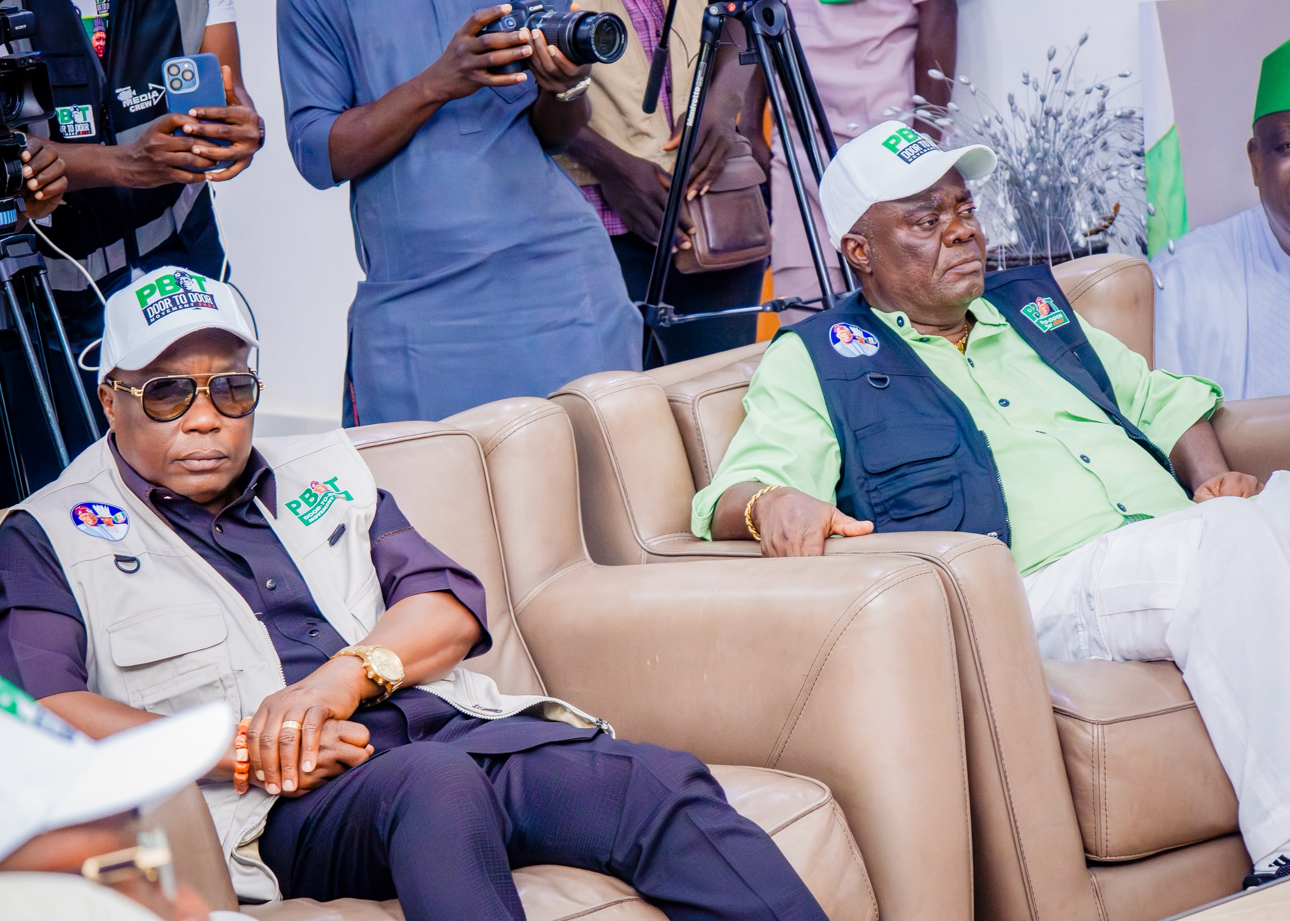 Tompolo Donates 25 Campaign Vehicles As Governor Mutfwang, Apc Chairman Yilwatda Inaugurate Pbat Door-To-Door Movement In Jos