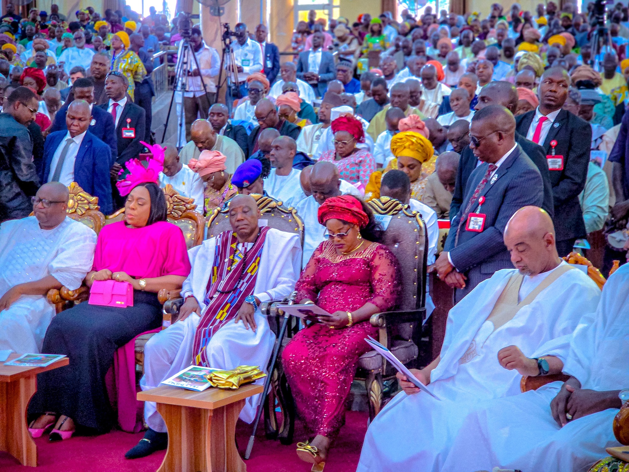 Photos from the wedding of Plateau state governor
