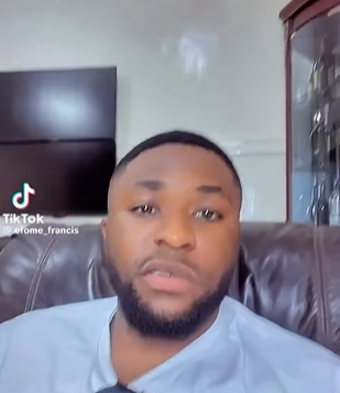 Nigerian man speaking in a controversial video about controlling women