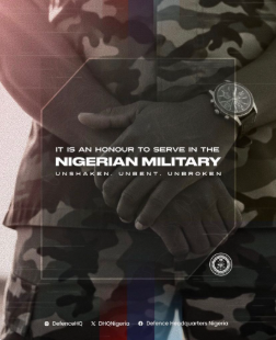 It is an honor to serve in the Nigerian Military - Defence Headquarters shares post hours after Wike?s altercation with soldiers
