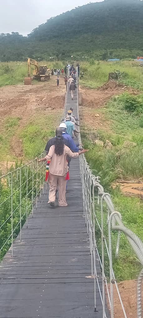 We are on a good development trajectory- Zimbabwe permanent secretary says as he praises newly commissioned footbridge worth $70,000 (N54m) built in Manicaland Province