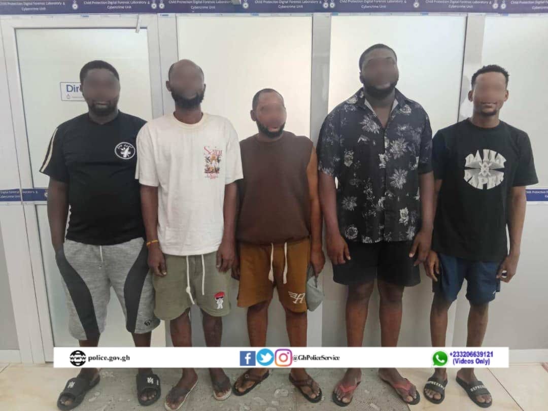 Ghana police arrest five suspects, rescue 57 Nigerian nationals from human trafficking and cybercrime syndicate