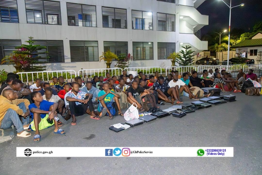 Ghana police arrest five suspects, rescue 57 Nigerian nationals from human trafficking and cybercrime syndicate
