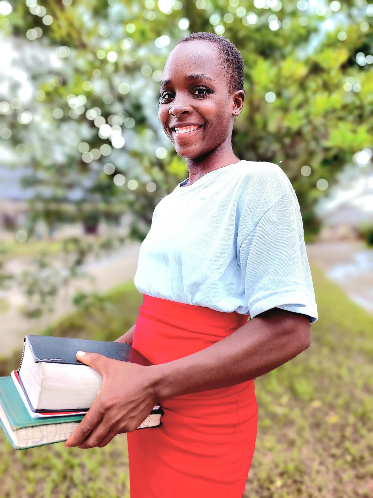 Young Nigerian woman who was r@ped, impregnated at 12 and accused of being a witch gains admission into International Class for Culinary Arts