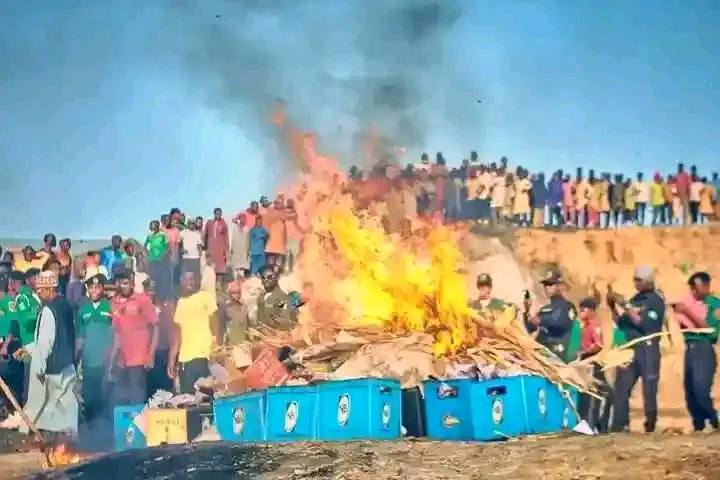 Katsina Hisbah destroys 120 cartons of alcohol