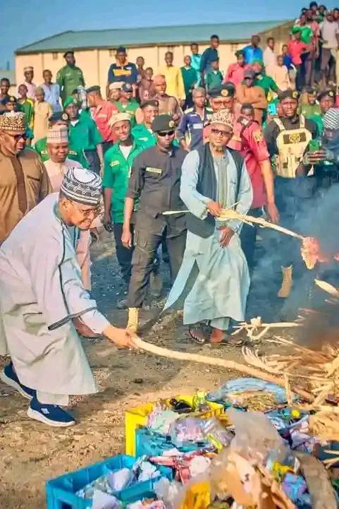 Katsina Hisbah destroys 120 cartons of alcohol