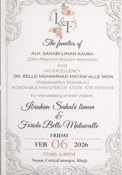Minister of State for Defence, Bello Matawalle set to marry off 9 of his children same day