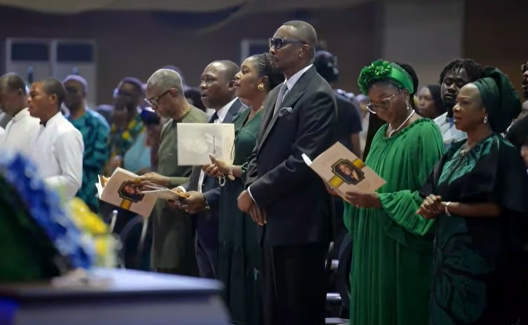 Photos from funeral of veteran actor, Olu Jacobs