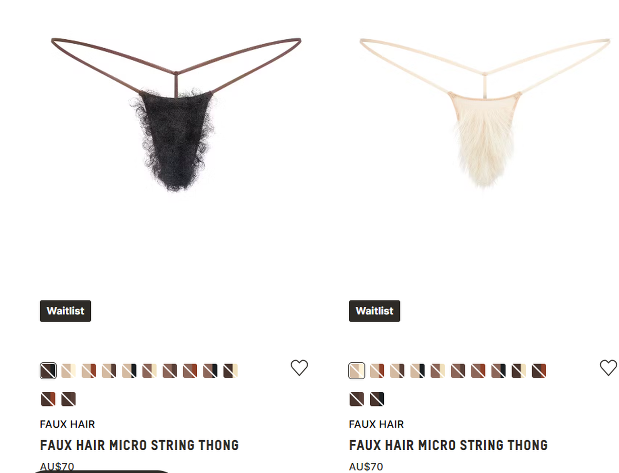 Kim Kardashian launches underwear with faux hair (photos)