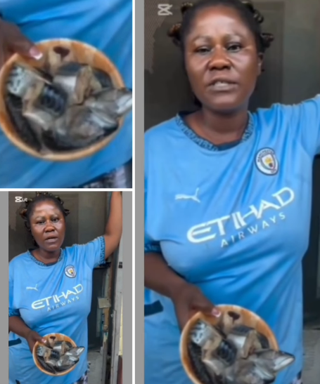 Lady laments about the quantity of fish she purchased for N10k (video)