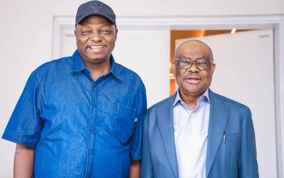 Wike meets APC National Chairman amid Rivers screening controversy