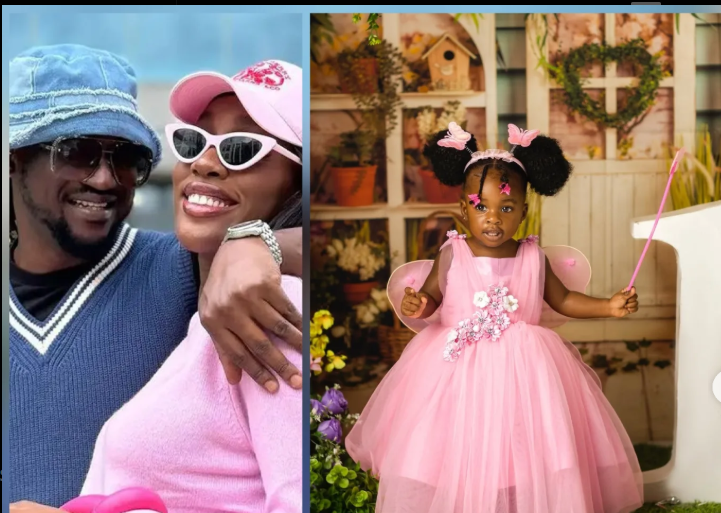 Paul Okoye and wife Ivy Ifeoma celebrate daughter Imani as she clocks one