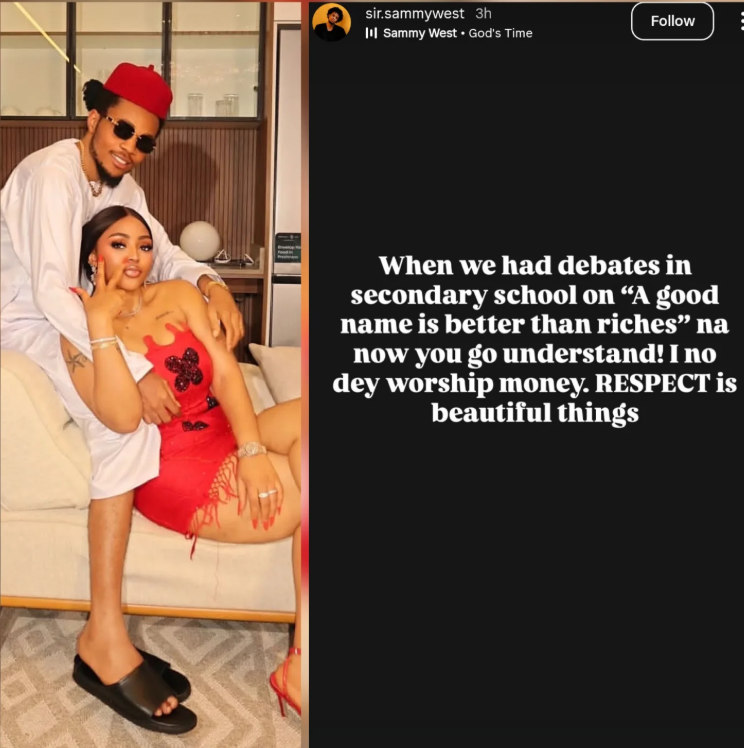 A good name is better than riches - Regina Daniels? brother reacts amid ongoing drama between his sister and her Husband, Ned Nwoko